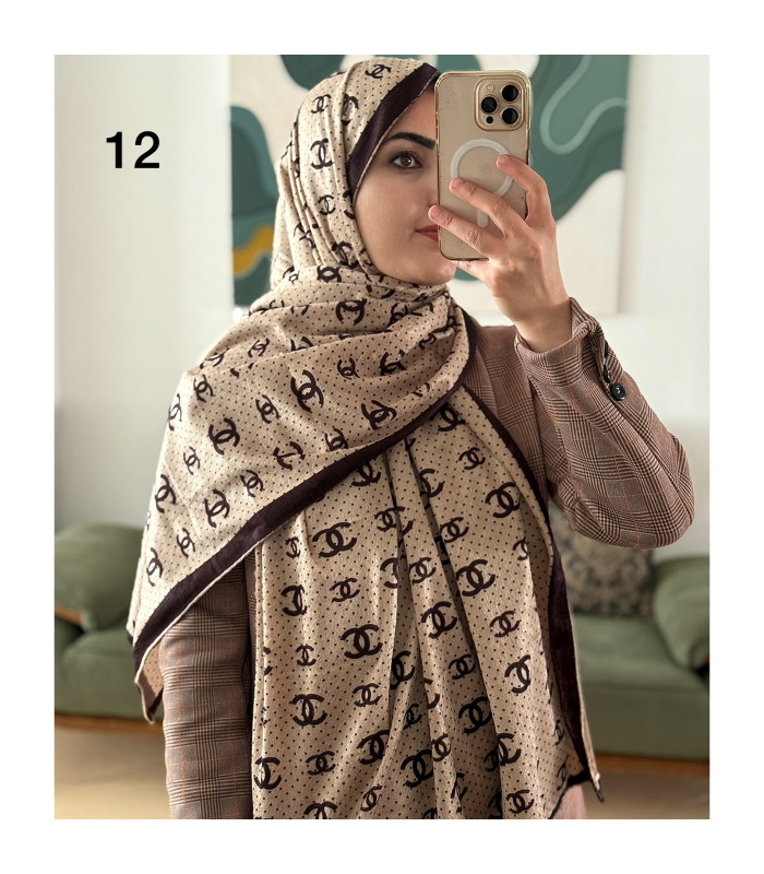 شال موهر طرحدار ۱