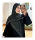 روسری ژیوان مشکی کرم