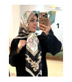 روسری ابریشم مجلسی